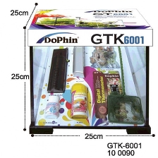 GTK6001 KW (25х25х25см.,16л.) Черный, LED свет,фильтр,грунт,термометр,замок,антихлор