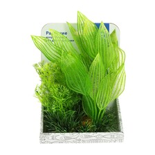 Композиция из пластиковых растений 15см