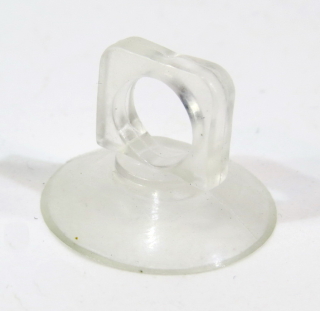Присоска силиконовая STR-12 Dкрепления(прозрачное)=30мм, силиконовое кольцо(прозрачное) d=12мм