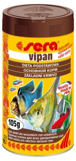 Корм для рыб VIPAN 500 мл (105 г) (крупные хлопья) , шт