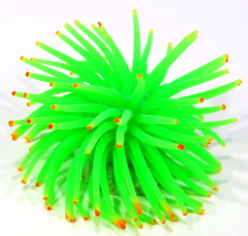 Коралл силиконовый на керамической основе, зеленый, 4.5х4.5х4см (RT172SG)