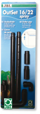 JBL OutSet spray 16/22 (CP e1500) - Комплект трубок/переходников для вывода воды из фильтра через фл