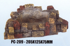 Камень-поилка-кормушка для рептилий  L205 x W125 x H75мм