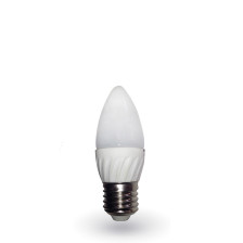 Светодиодная лампа Standard C30 3,5Вт E27 3000K тёплая матовая STD-C30-3,5W-E27-FR/WW