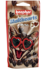 Беафар Лакомство «Malt-Heart» для выведения шерсти из желудка «Сердечки» д/кошек, 150шт (12930)