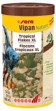 Сера Корм для рыб основной в хлопьях VIPAN NATURE 1000 мл 210 г (крупные хлопья)
