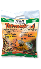 JBL TerraWood - Буковая щепа, натуральный донный субстрат для сухих и полусухих террариумов, 20 л.
