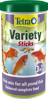 Корм для прудовых рыб Tetra Pond Variety Sticks 150гр/1л смесь палочки