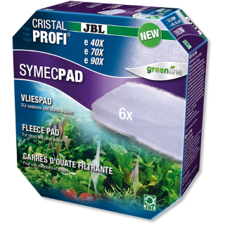 JBL SymecPad CristalProfi - Синтепоновая прокладка для внешнего фильтра CP e 1501/1502/1901/1902, 6 шт