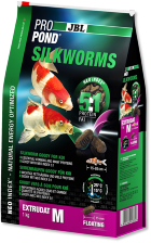 JBL ProPond Silkworms M - Лакомство для карпов кои среднего размера "Шелкопряды", 0,34 кг (1 л)