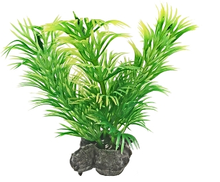 Растение пластиковое мини Tetra DecoArt Plant XS Green Refill 6см зеленое (6шт)