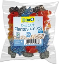 Растение пластиковое мини Tetra DecoArt Plant XS Mix Refil 6см разноцветное (6шт)