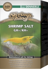 Dennerle Shrimp King Shrimp Salt GH+/KH+ - Мульти-минеральная соль для повышения жесткости воды в аквариумах с креветками, 200 г