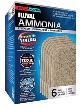 Губка пористая AMMONIA REMOVER с ионообменной смолой для фильтров fluval 307/407. A258