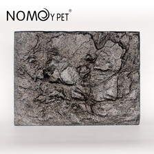 Фон рельефный для террариумов Nomoy Pet камень серый 60х45х3,5