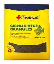 Cichlid Vege Granules 1кг.(пакет) - Растительный корм для цихлид в виде медленно тонущих гранул
