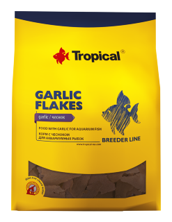 Garlic Flakes 1кг.(пакет) - Полноценный корм в виде хлопьев с чесноком, аминокислотами и витамином С