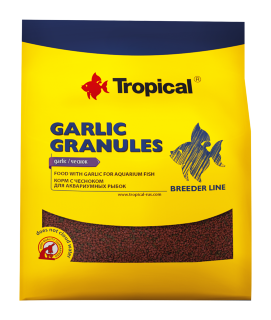 Garlic Granules 1кг(пакет) - Полноценный корм в виде гранул с чесноком,аминокислотами, витамином С