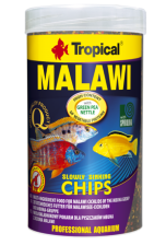 Malawi Chips 250мл/130гр.(банка) -  корм в виде небольших медленно тонущих чипсов, для цихлид