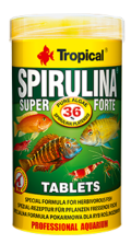 Super Spirulina Forte Tablets 250мл/150гр,340шт(банка)корм в виде самоклеящихся таблеток36%Spirulina