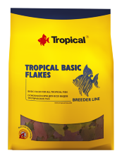 Tropical Basic Flakes 1кг.(пакет) - Полноценный основной корм в виде хлопьев.