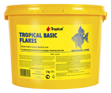 Tropical Basic Flakes XXL 11л./2кг.(ведро) - Полноценный основной корм в виде хлопьев.