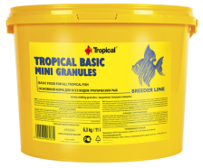 Tropical Basic Mini Granules 11л/6,3кг(ведро) Полноценный корм в виде мелких медленно тонущих гранул
