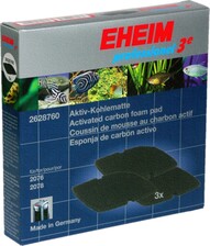 Губка угольная для фильтра EHEIM 3e 450/700/600T 2076/78, 2178 (3 шт)