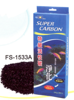 Наполнитель SUPER CARBON уголь активированный, 2х180гр в вакуумной упаковке