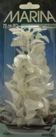 Растение пластиковое перламутровое Людвигия белая 20см