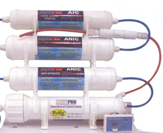 Фильтр обратного осмоса AQUAPRO 50SS - 190 л/сутки, +антинитрат, +антисиликат, TDS-метр, с 10" осадо