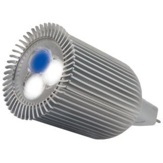 Лампа LED aquasunspot 3х3 14000К цоколь MR16, 12Вольт/9 Ватт