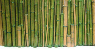 Фон рельефный Бамбук 98х58см зеленый