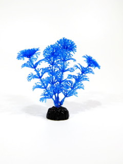 Растение пластиковое Кабомба синяя 10 см M014/10