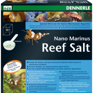 Специальная морская соль для небольших морских аквариумов Dennerle Nano Marinus ReefSalt 1 кг