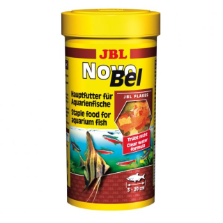 JBL NovoBel - Основной корм в форме хлопьев для всех аквариумных рыб, 1000 мл. (160 г.)