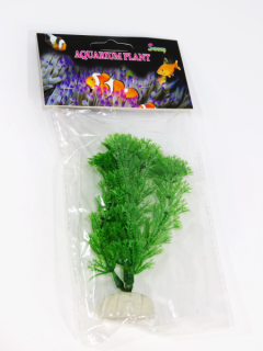 Растение пластиковое WuhanNature Амбулия 10 см, для аквариума