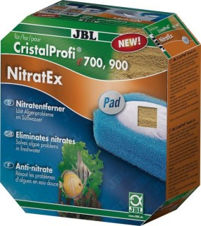 JBL NitratEx Pad CP e700/e900 - Фильтрующий материал для быстрого удаления нитратов для фильтров CristalProfi е700/е900, 250 мл.