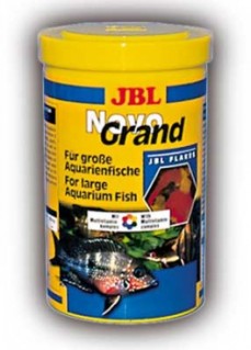 JBL NovoGrand - Основной корм в форме крупных хлопьев для крупных видов рыб, 1000 мл. (180 г.)