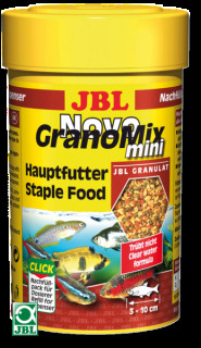 JBL NovoGranoMix mini Refill - Основной корм в форме смеси мини-гранул для маленьких рыб, 100 мл. (38 г.), срок до 08.2023