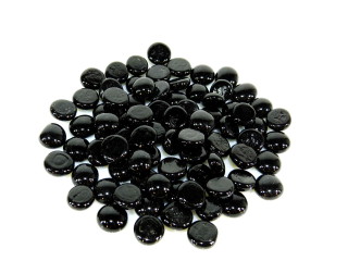 Декоративные камни , черные 90 шт
