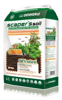 Dennerle Scaper‘s Soil - Питательный грунт для растительных аквариумов, зерно 1-4 мм, 4 л