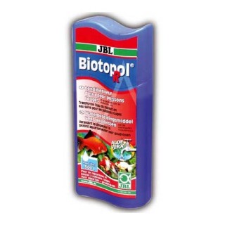 JBL Biotopol R - Препарат для подготовки воды для аквариумов с золотыми рыбками, 250 мл.
