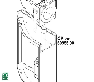 JBL CristalProfi m greenline Outlet pipe - Выпускная трубка для фильтра JBL CristalProfi m greenline