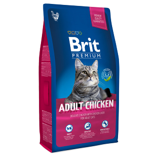 Брит 800г NEW Premium Cat Adult Chicken д/взр. кошек с  мясом курицы и кур.печенью 513079