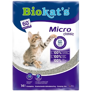 Наполнитель "Биокатс микро" д/туалета д/кошек, 14 л  (615660)