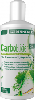 Dennerle Carbo Elixier BIO - Натуральное жидкое углеродное удобрение с калием и микроэлементами, 250 мл на 12500 л аквариумной воды