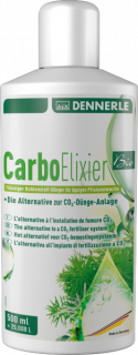 Dennerle Carbo Elixier BIO - Натуральное жидкое углеродное удобрение с калием и микроэлементами, 500 мл на 25000 л аквариумной воды