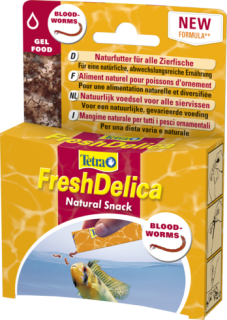 Tetra FreshDelica Bloodworms 80г желе красного червя