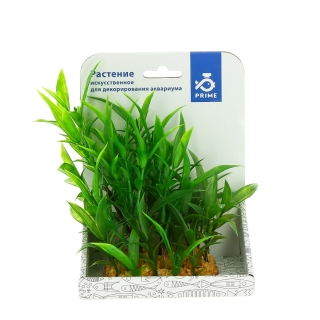 Растение пластиковое PRIME Гигрофила зеленая 15см